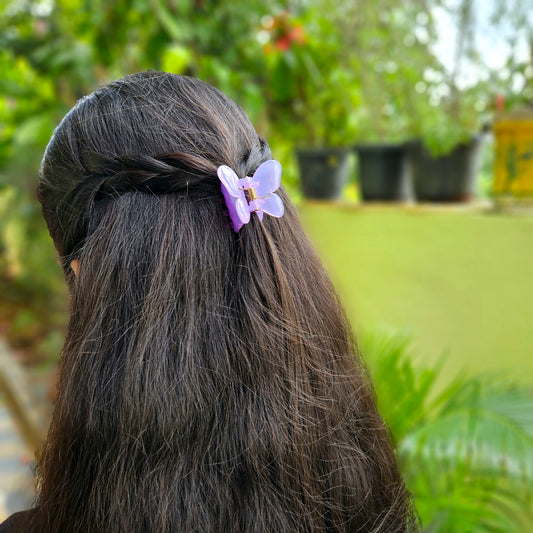 Glossy Butterfly Hair Claw