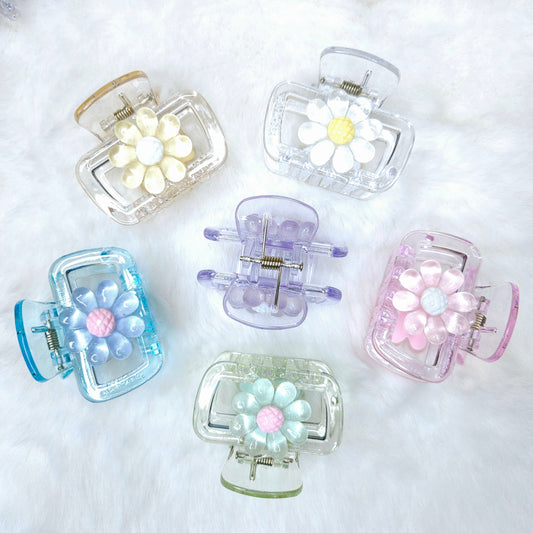 Daisy Dream Rectangle Hair Claw