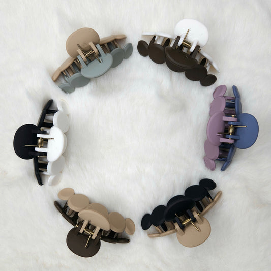 Matte Dual Tone Bubble Hair Claw