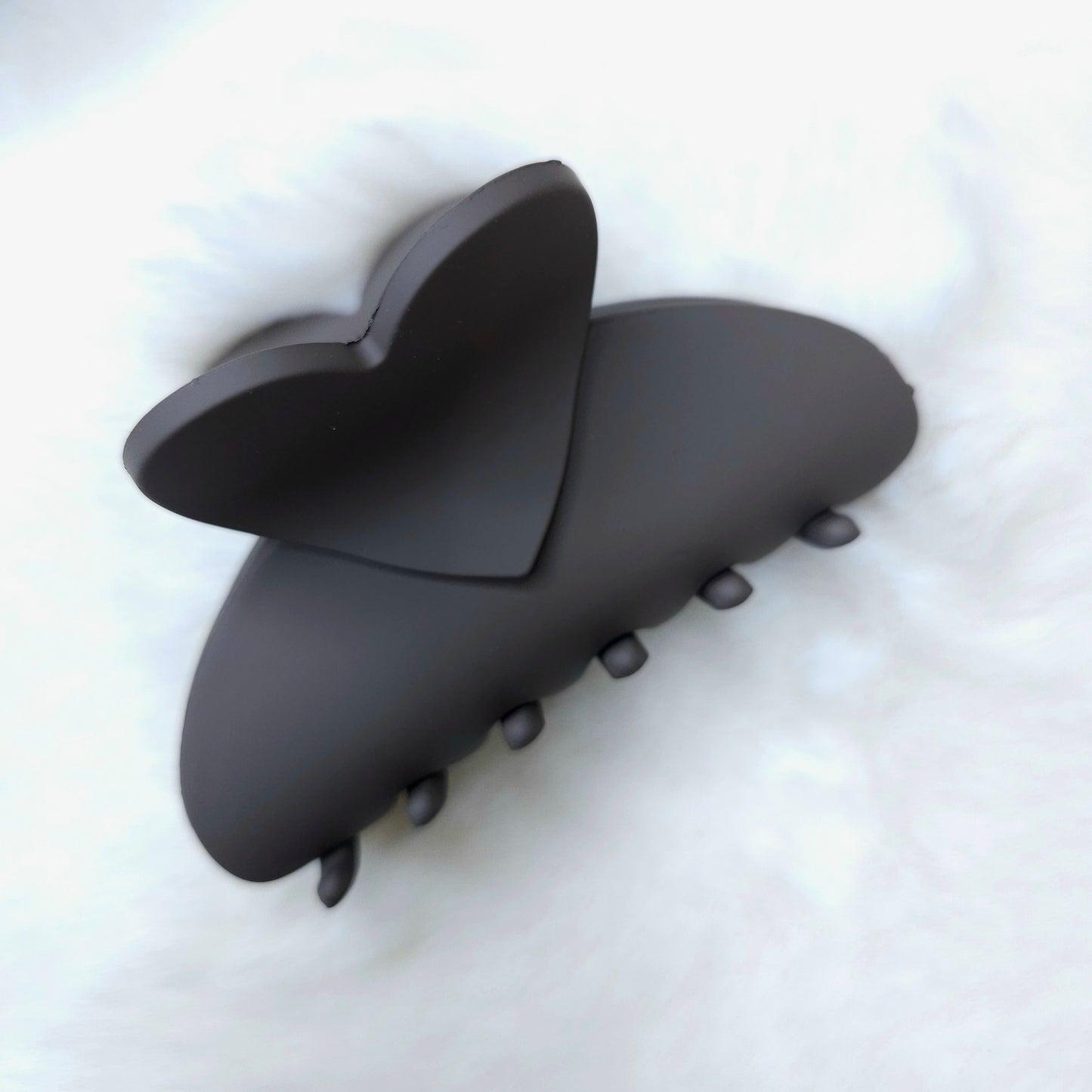 Heart Crescent Hair Claw