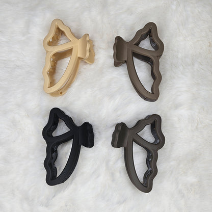 Matte Butterfly Outline Hair Claw