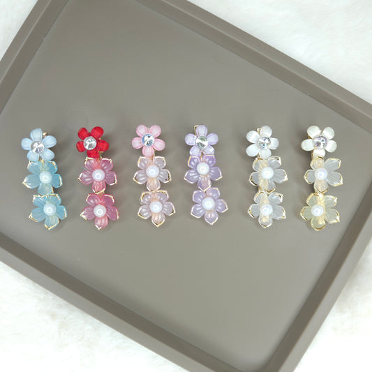 Crystal Bloom Hair Clip