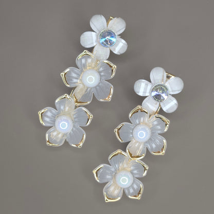 Crystal Bloom Hair Clip