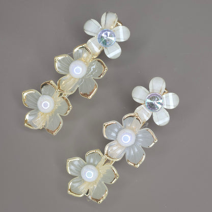 Crystal Bloom Hair Clip
