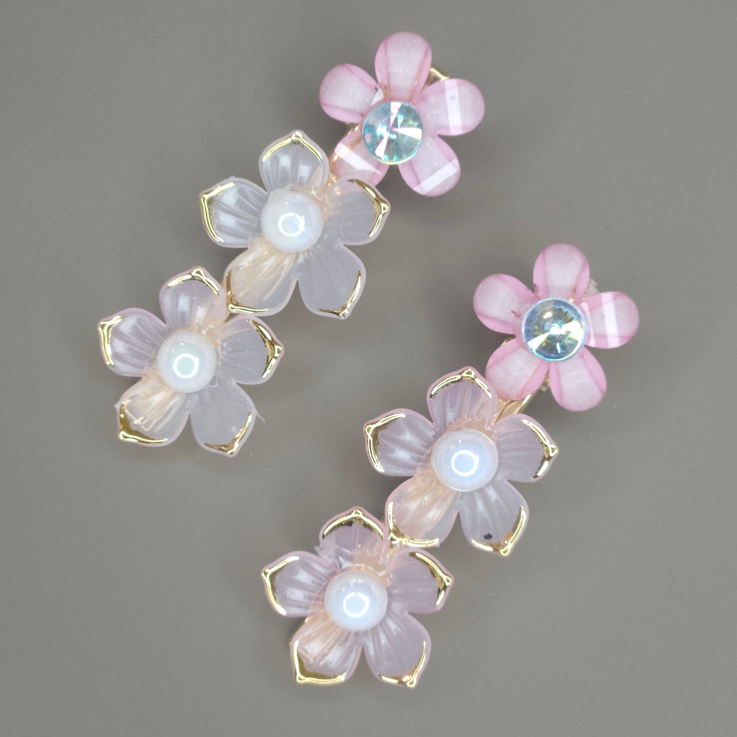 Crystal Bloom Hair Clip
