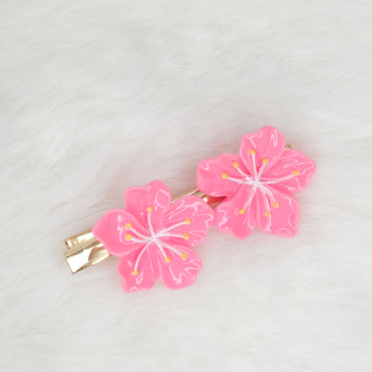 Sakura Glossy Hair Clip