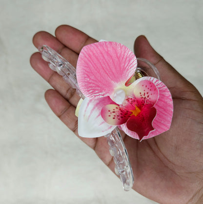 Orchid Bloom Hair Claw