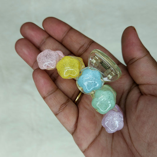 Pastel Glitter Hair Claw
