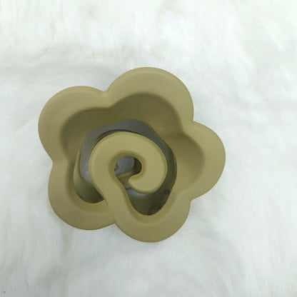 Green hair claw on a white background