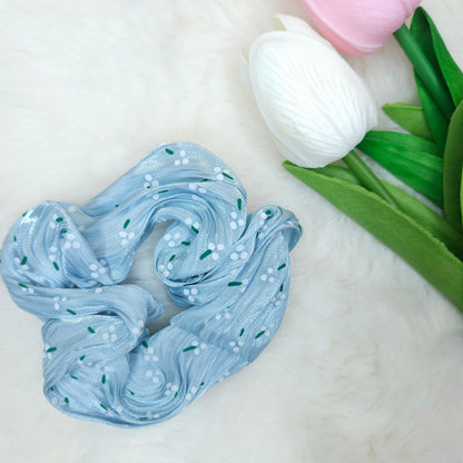 Spring Crinkle Scrunchie