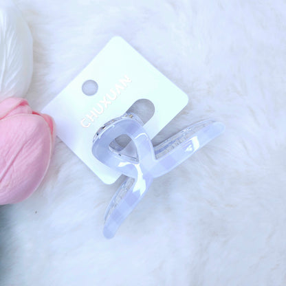 Gingham Charm Loop Hair Claw