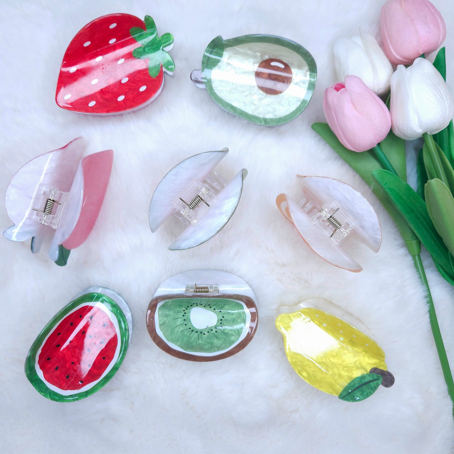 Fruity Flair Glossy Hair Claw