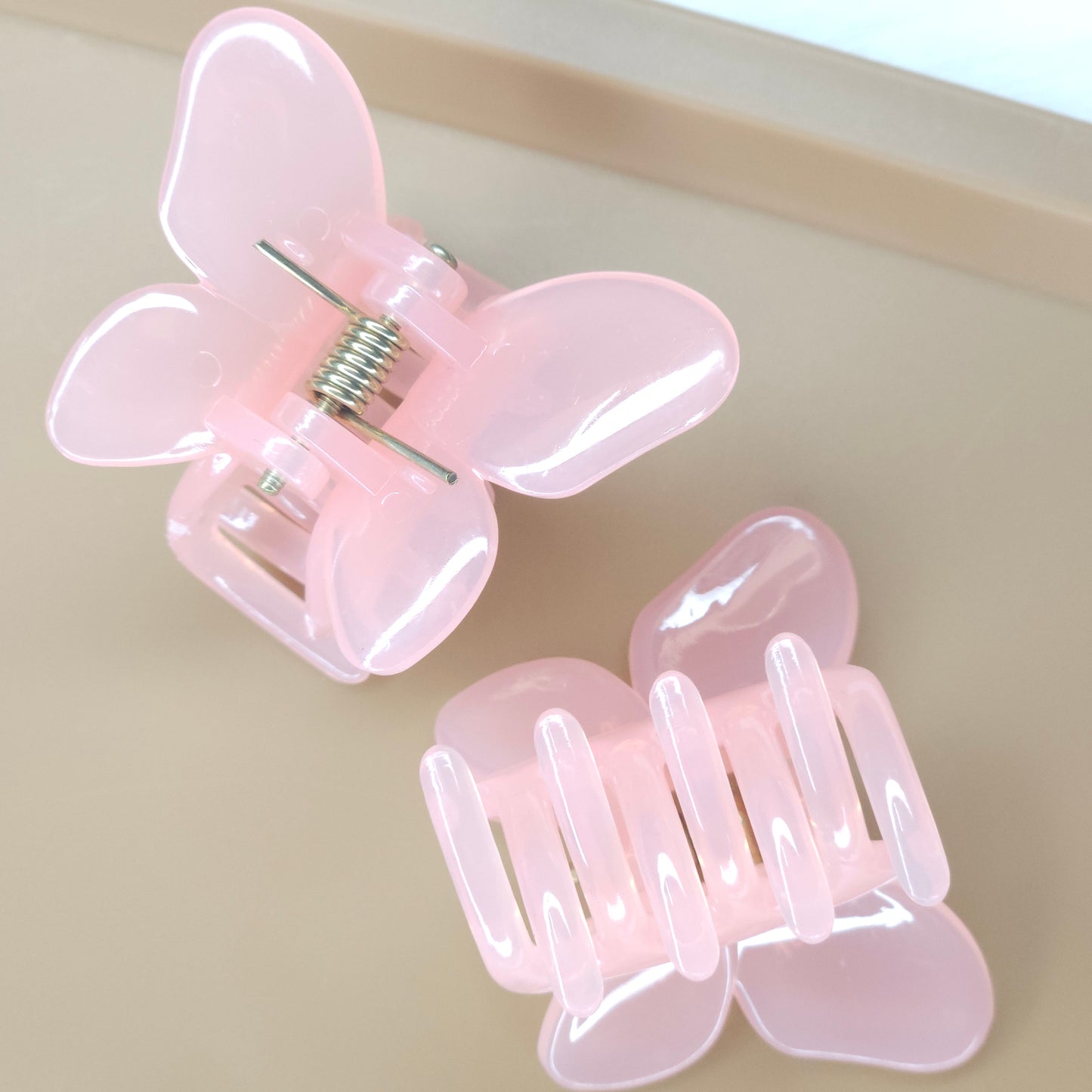 Glossy Butterfly Hair Claw