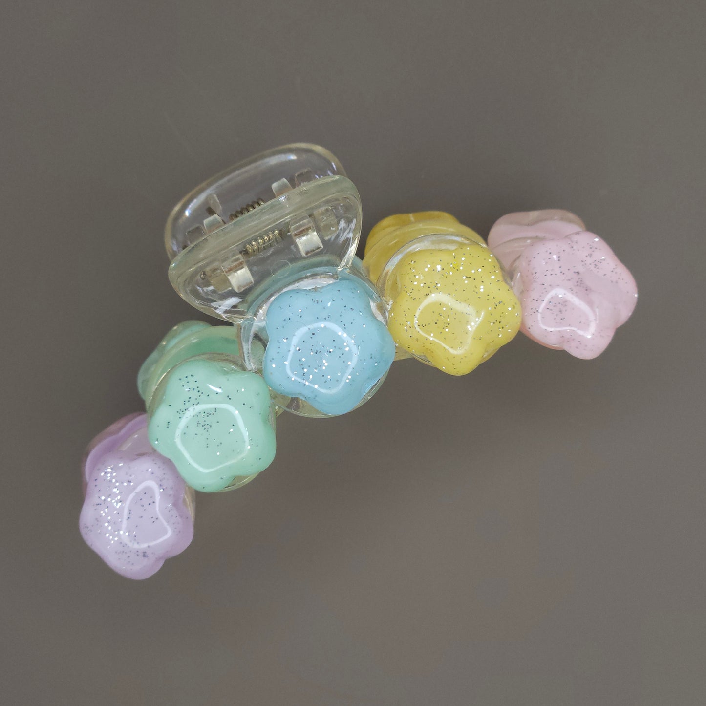 Pastel Glitter Hair Claw