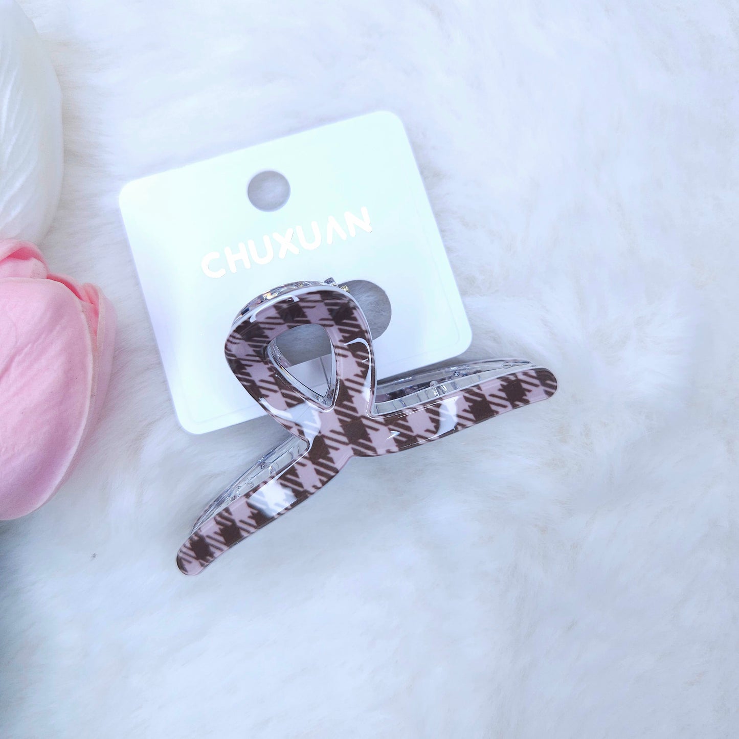 Cocoa Charm Loop Hair Claw