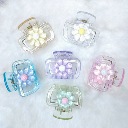 Daisy Dream Rectangle Hair Claw