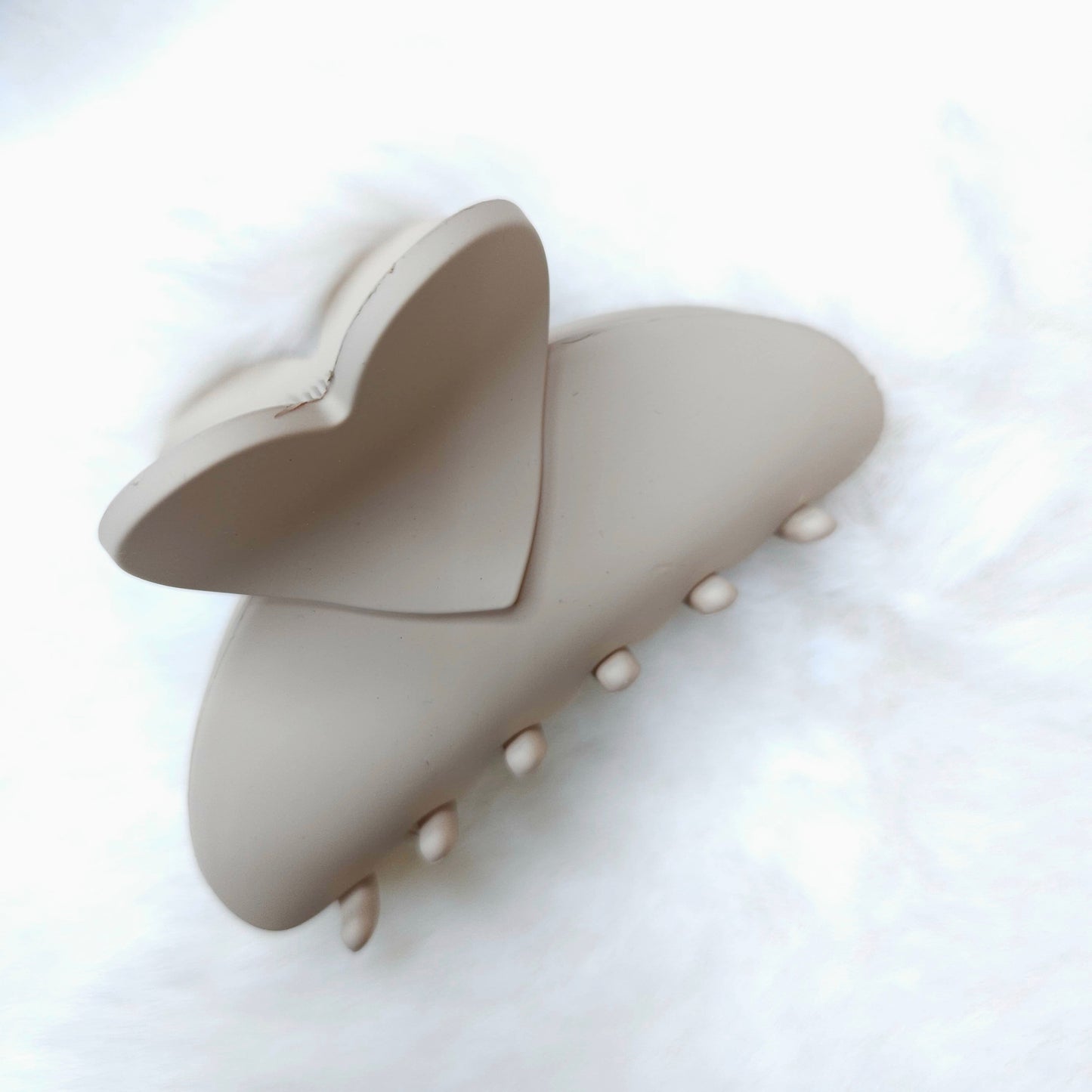 Heart Crescent Hair Claw