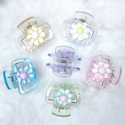 Daisy Dream Rectangle Hair Claw