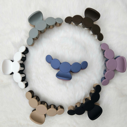 Matte Dual Tone Bubble Hair Claw