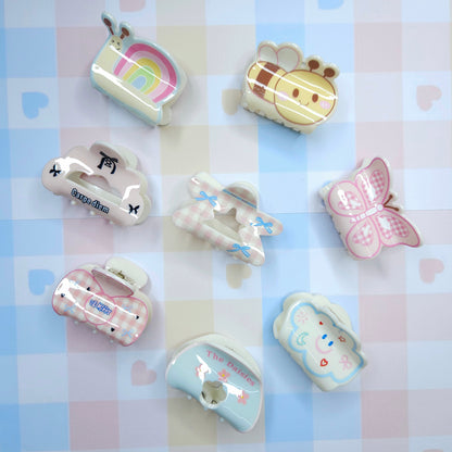 Kawaii Printed Korean Hair Claw