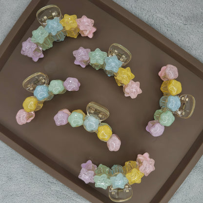 Pastel Glitter Hair Claw