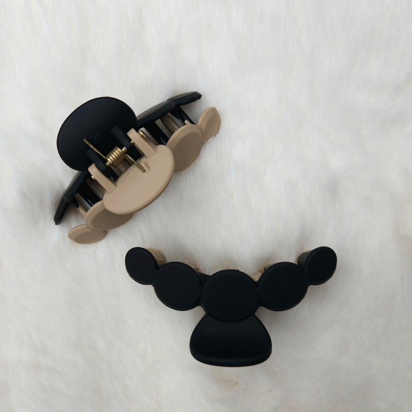 Matte Dual Tone Bubble Hair Claw