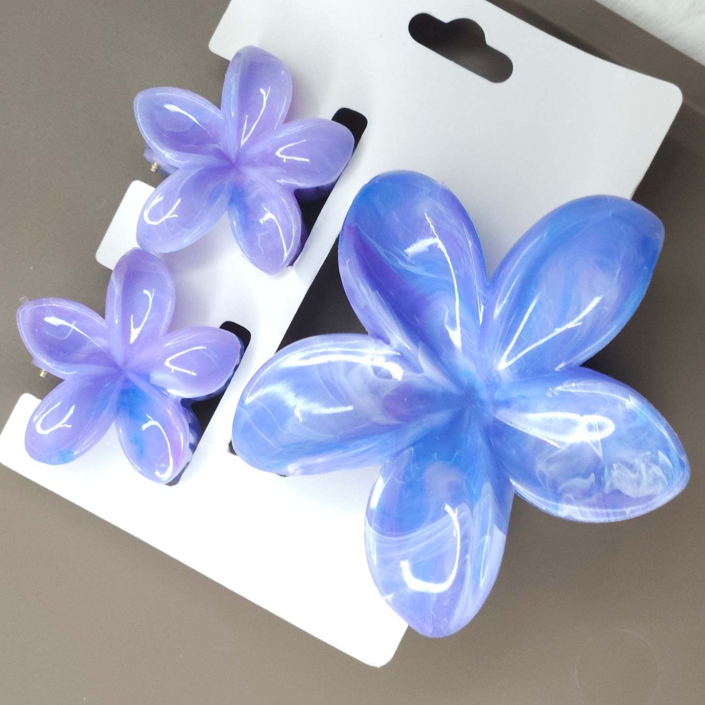 Trio Bloom Combo Hair Claws (Pack Of 3)