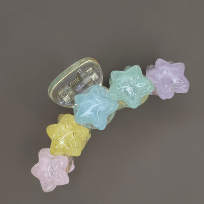 Pastel Glitter Hair Claw