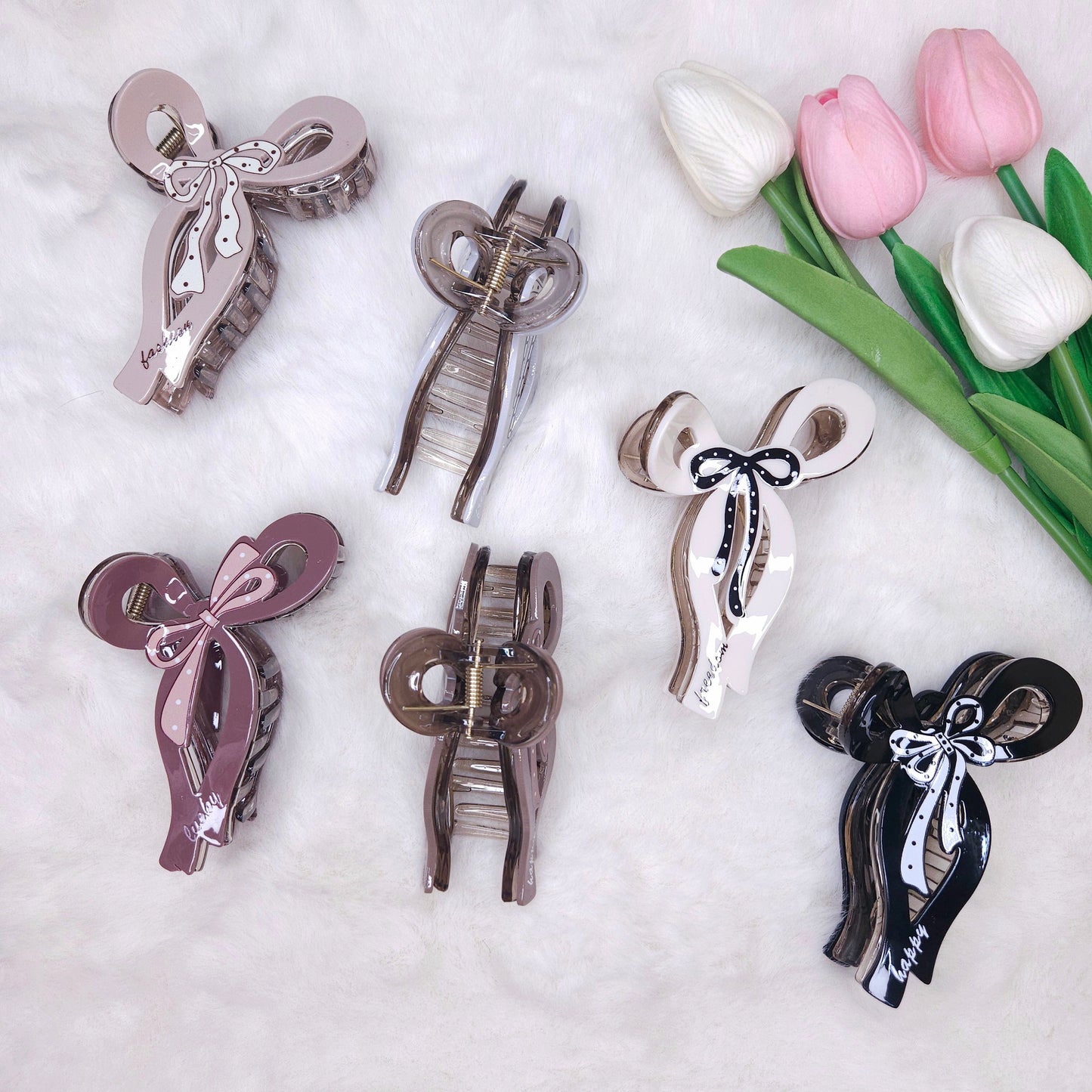 Bow Ribbon Muse Hair Claw