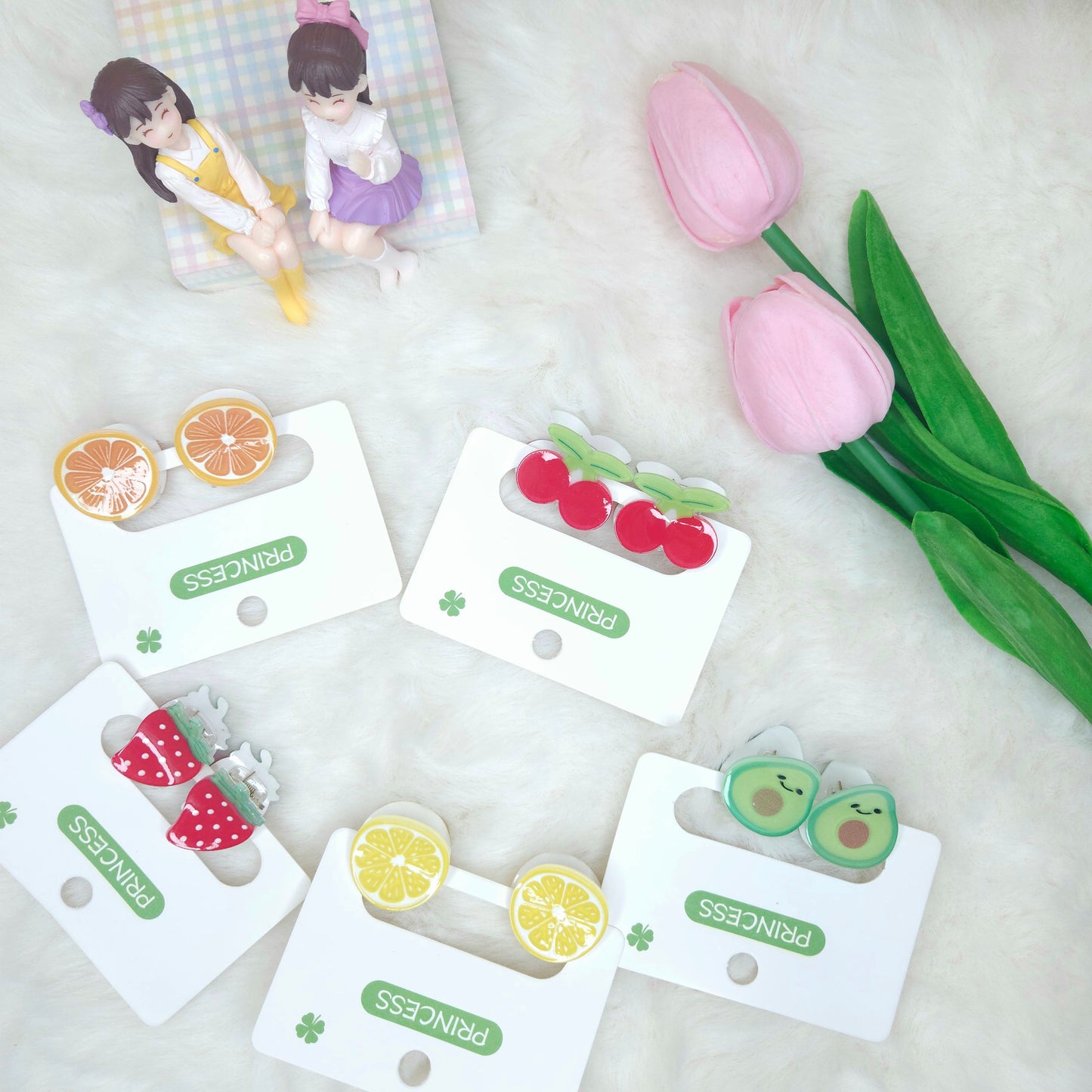 Cutie Fruity Duo Hair Claws(Pair)