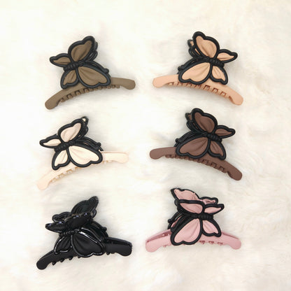 Matte Contour Butterfly Hair Claw
