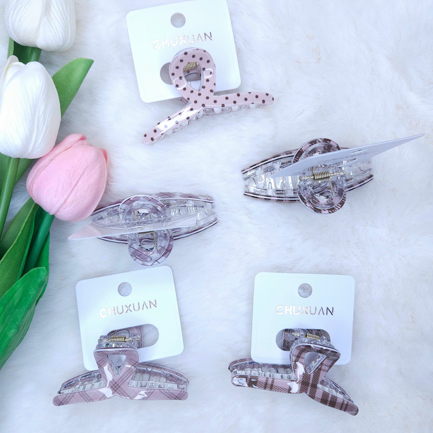 Cocoa Charm Loop Hair Claw