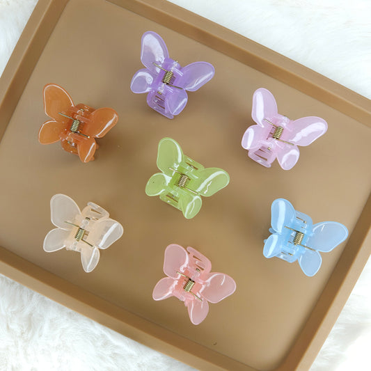 Glossy Butterfly Hair Claw