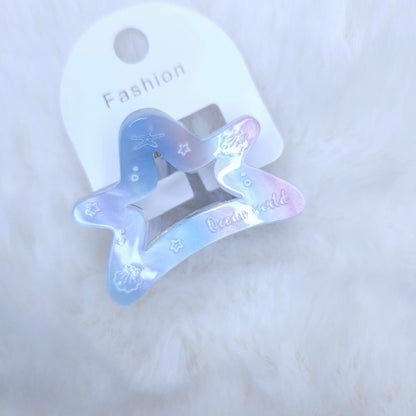 Dreamy Coral Star Hair Claw