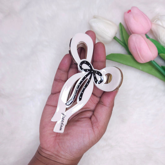 Bow Ribbon Muse Hair Claw
