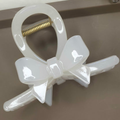Bow Charm Loop Hair Claw