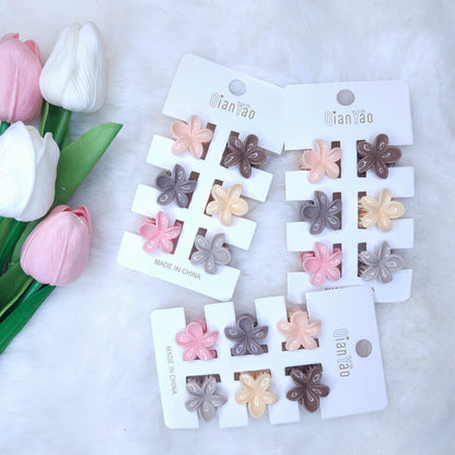 Tiny Bloom Hair Claws Card (1 pack)