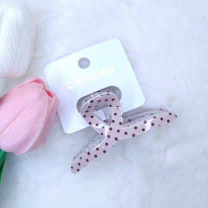 Cocoa Charm Loop Hair Claw