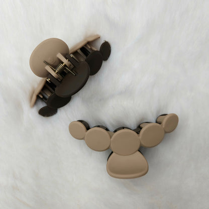 Matte Dual Tone Bubble Hair Claw