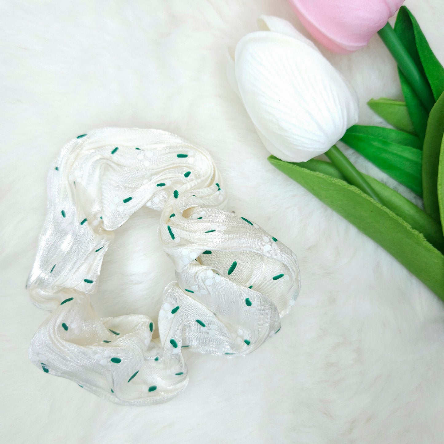 Spring Crinkle Scrunchie