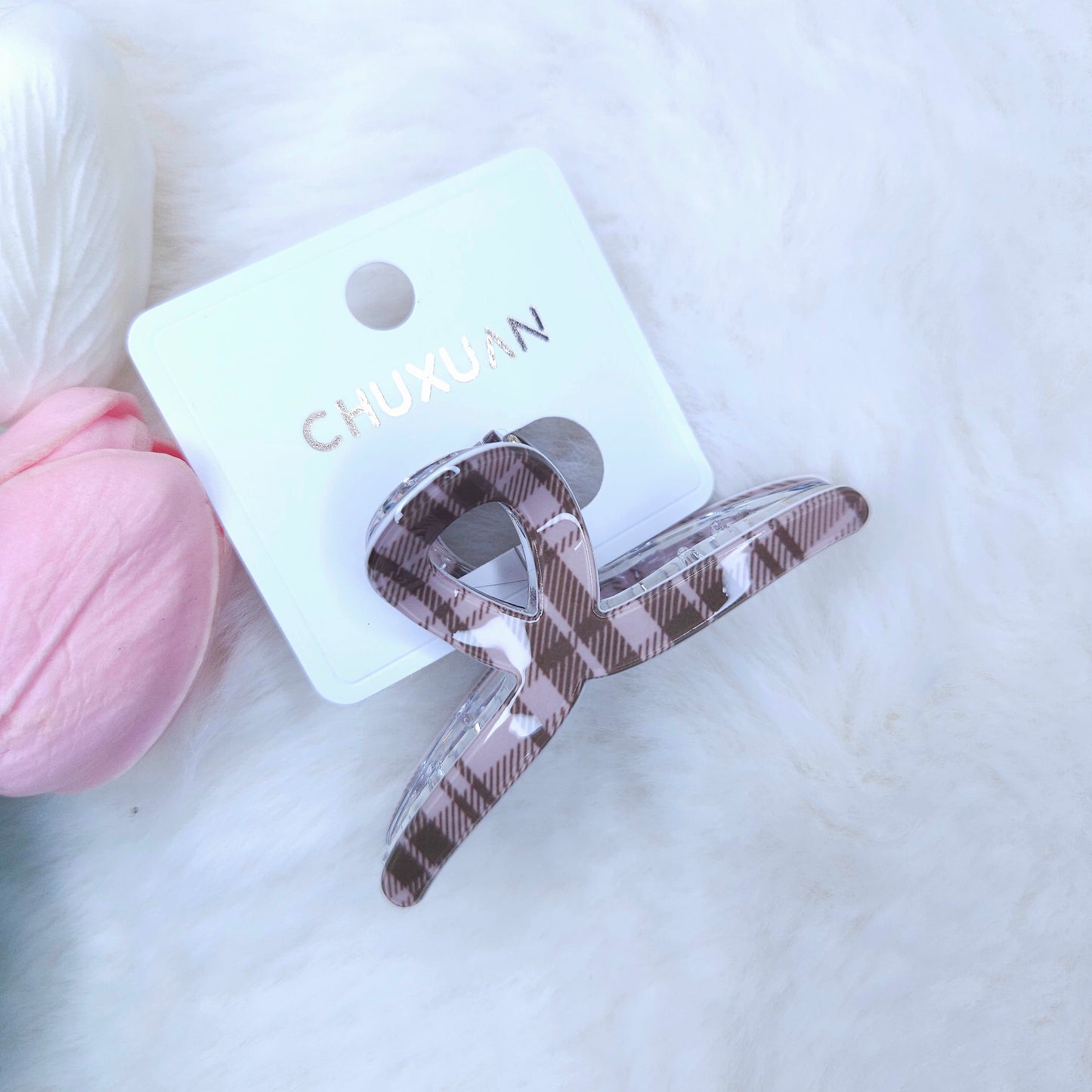 Cocoa Charm Loop Hair Claw