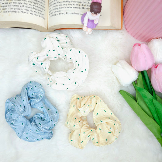Spring Crinkle Scrunchie