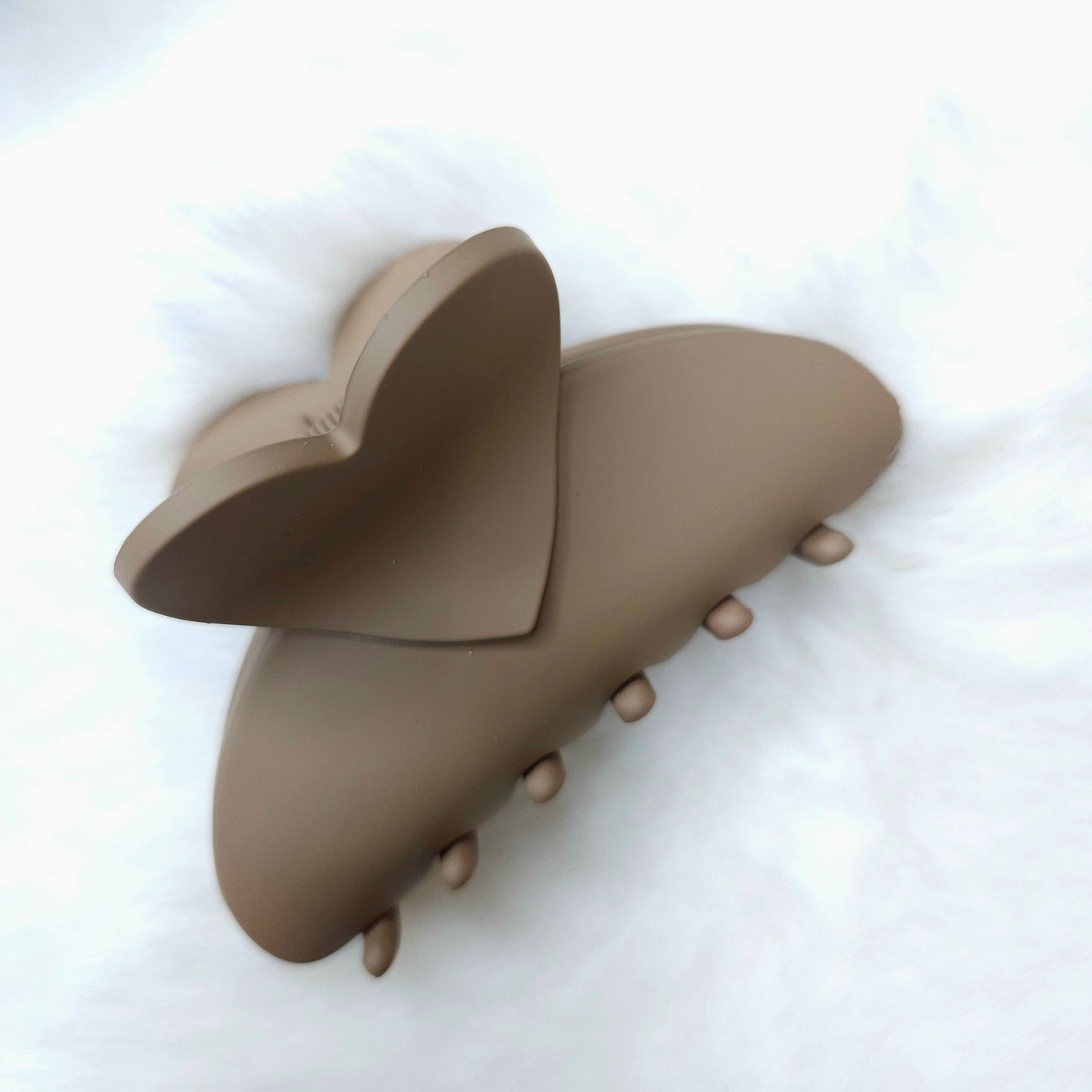 Heart Crescent Hair Claw