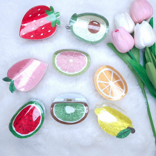 Fruity Flair Glossy Hair Claw