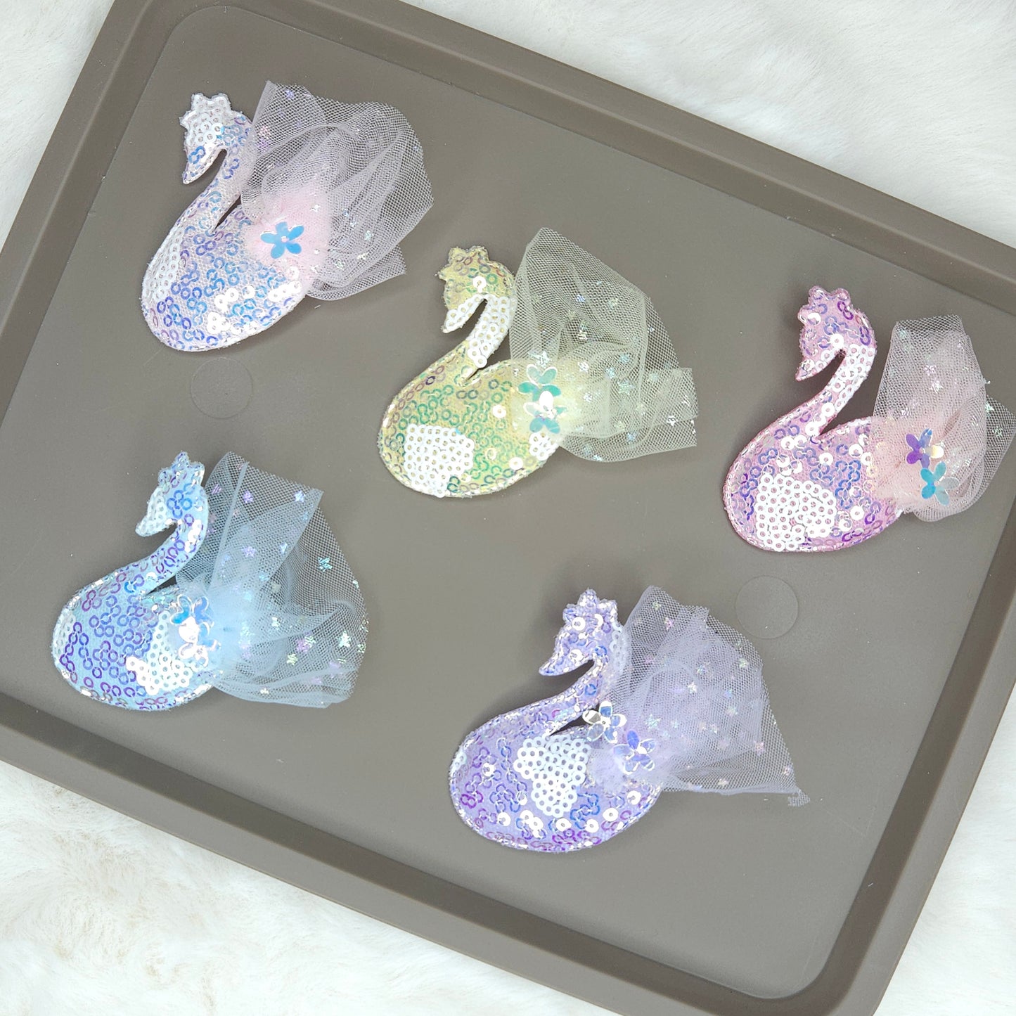 Sparkle Swan Hair Clip