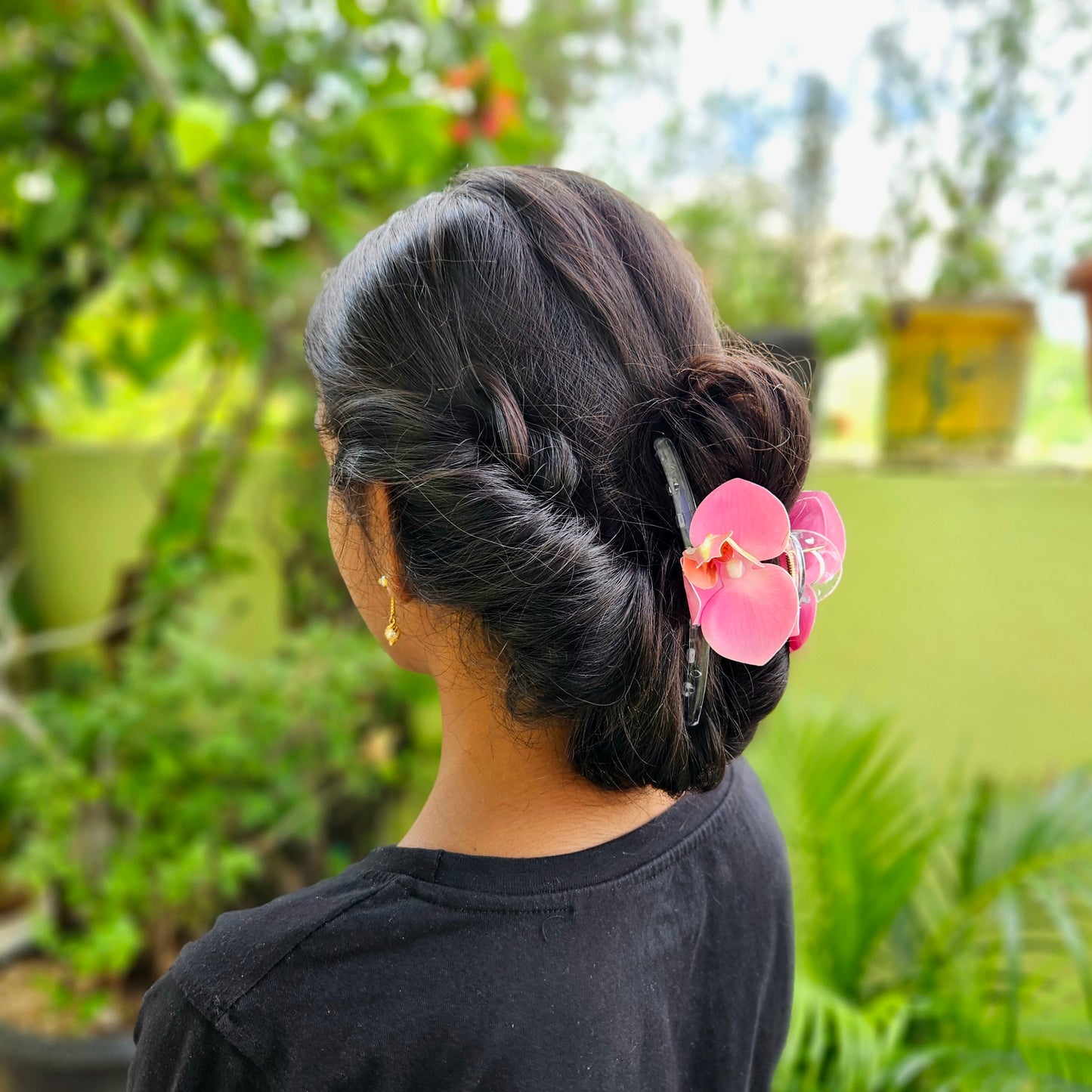 Orchid Bloom Hair Claw