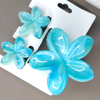 Trio Bloom Combo Hair Claws (Pack Of 3)