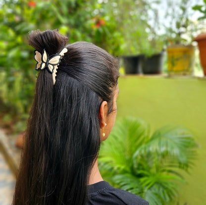 Matte Contour Butterfly Hair Claw