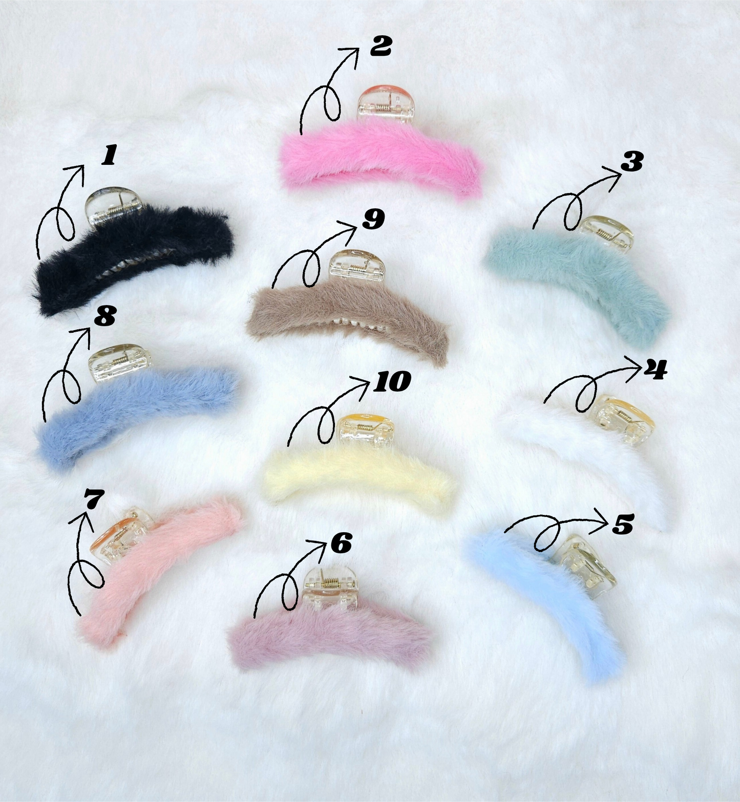 Fluffy Fur T Hair Claw