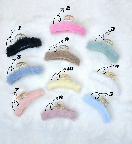Fluffy Fur T Hair Claw
